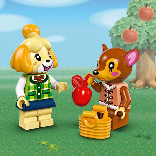 LEGO Animal Crossing Fauna figure ready for inside house tours and storytelling
