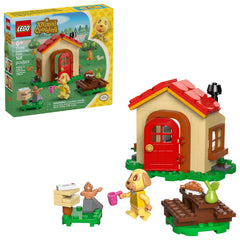 LEGO Animal Crossing Goldies Cozy House exterior showcases peaceful island vibes for imaginative play