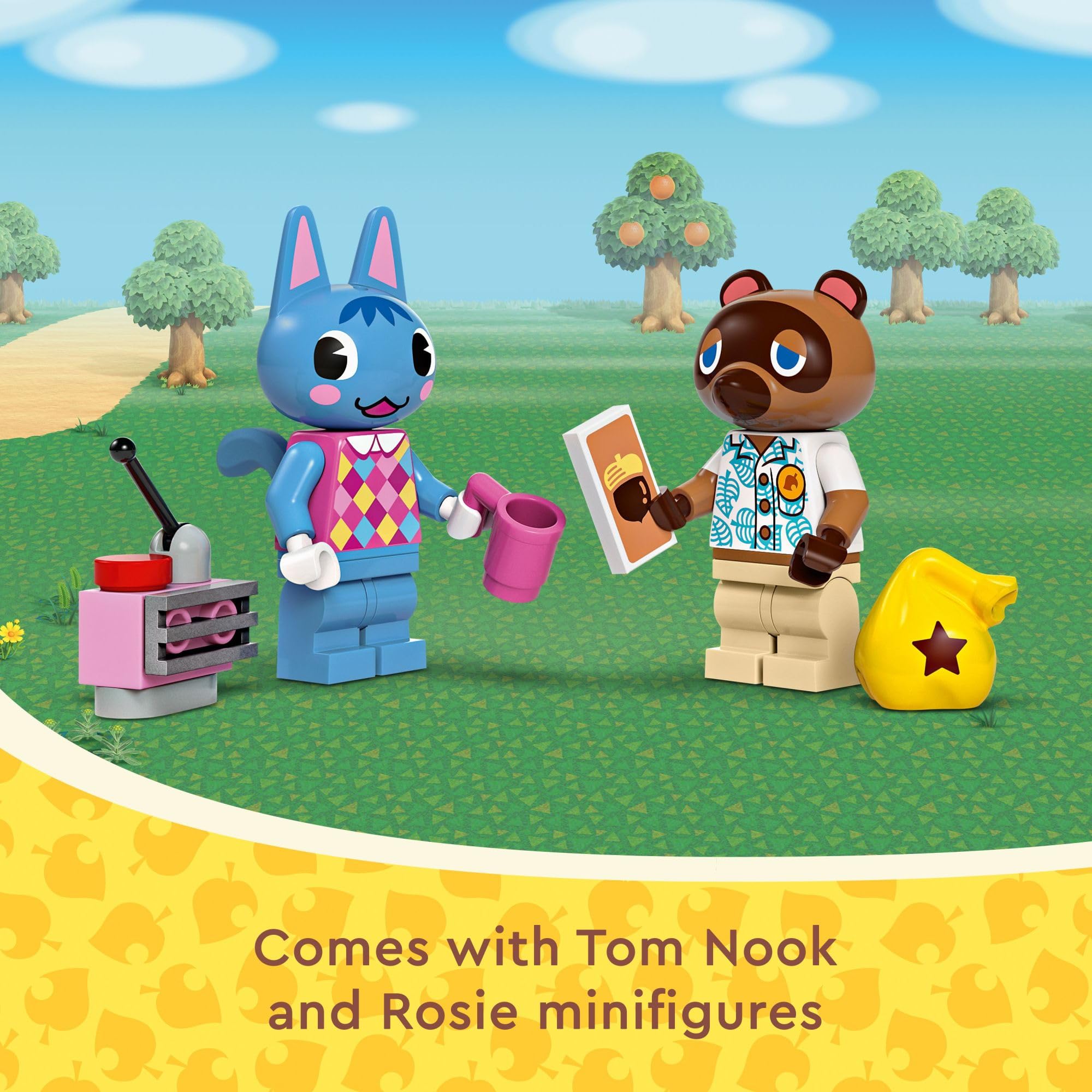 LEGO Animal Crossing modular baseplates enable versatile display layouts.