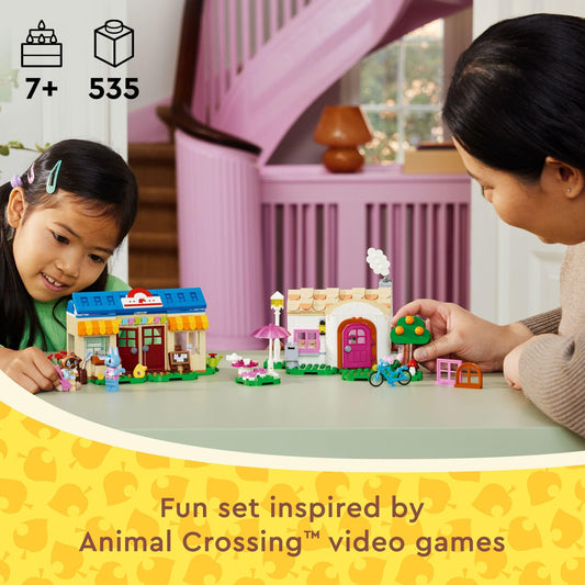 LEGO Animal Crossing Rosie’s House interior supports creative storytelling through pretend home decor.