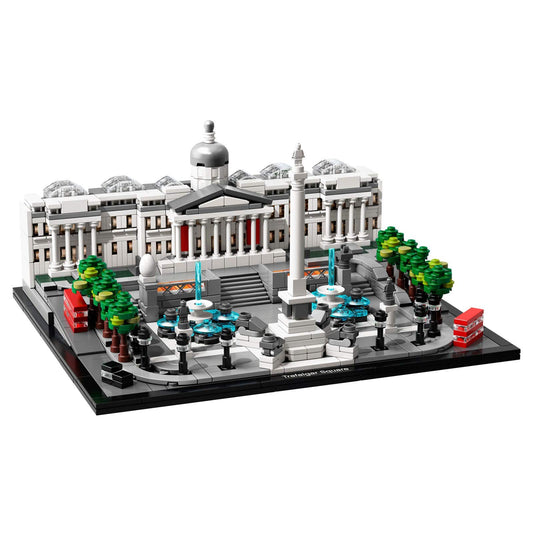 LEGO Architecture 21045 Trafalgar Square National Gallery interior detail, ideal for display and study.