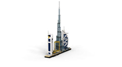 LEGO Architecture Dubai skyline Dubai Fountain model for shelf display