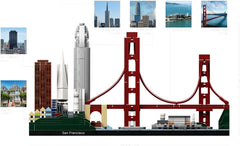 LEGO Architecture San Francisco 21043 555 California Street for collectors and display.