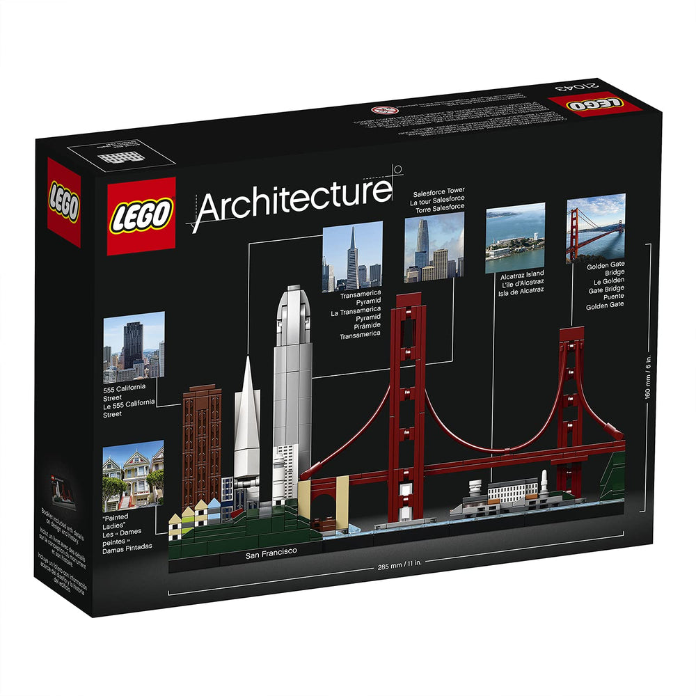 LEGO Architecture San Francisco 21043 Alcatraz Island for themed diorama.