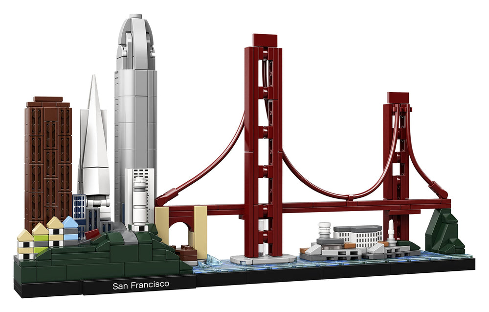 LEGO Architecture San Francisco 21043 Coit Tower for detailed city modeling.