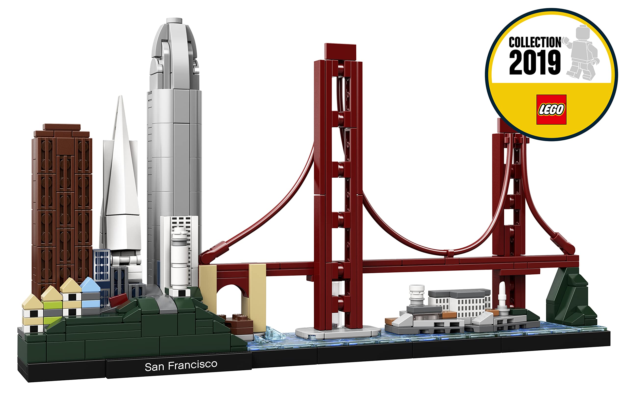 LEGO Architecture San Francisco 21043 Fort Point for compact display.