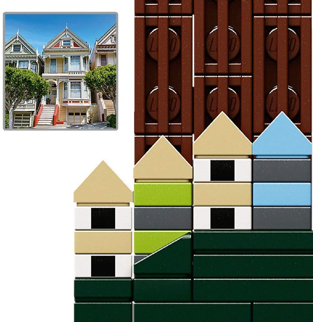 LEGO Architecture San Francisco skyline 555 California Street model for architectural interest