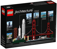 LEGO Architecture San Francisco skyline blue baseplate model for the strait scene