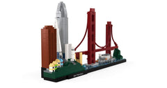 LEGO Architecture San Francisco skyline Coit Tower model for shelf decor