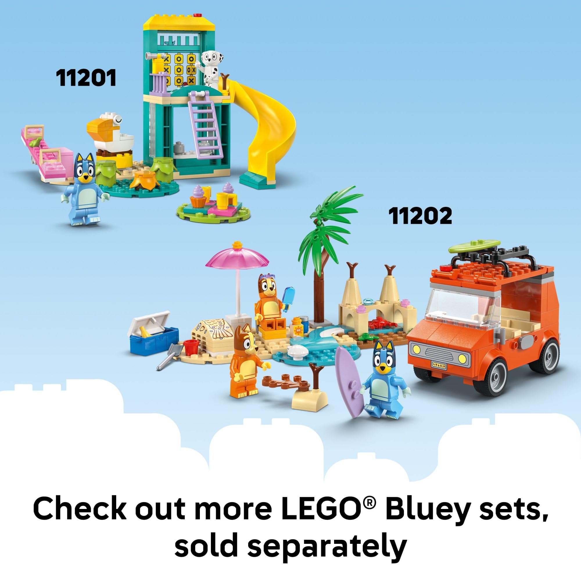 LEGO Bluey’s Family House garden area invites outdoor-inspired stories.