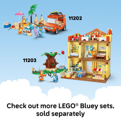 LEGO Bluey Playground complete model dimensions help plan display