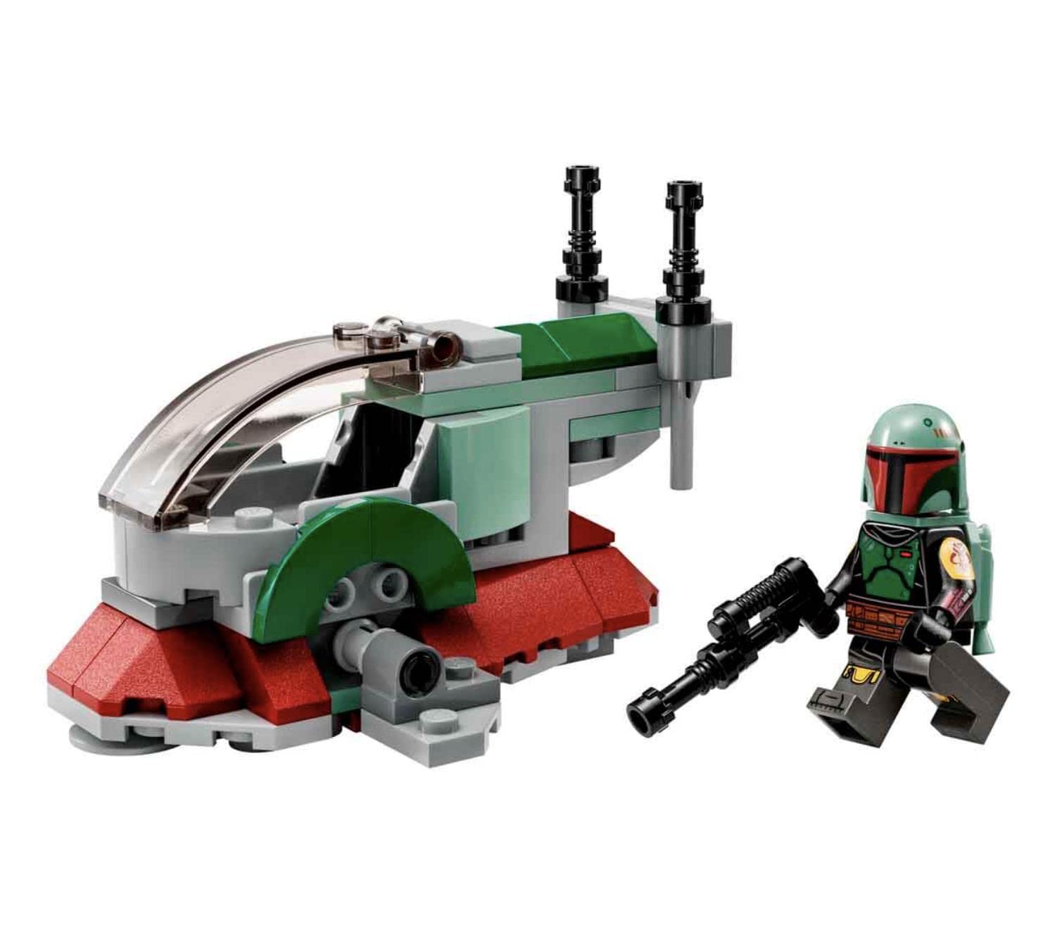 LEGO Boba Fett minifigure in cockpit for storytelling play