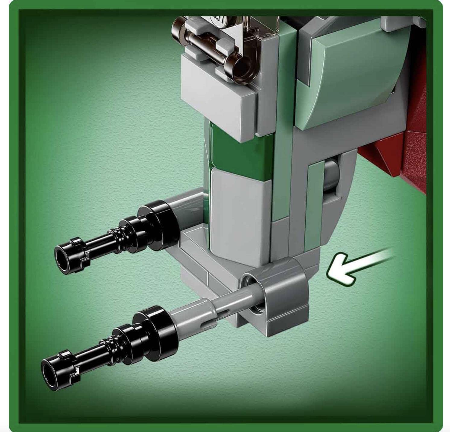 Gift-ready LEGO packaging for Boba Fett Microfighter