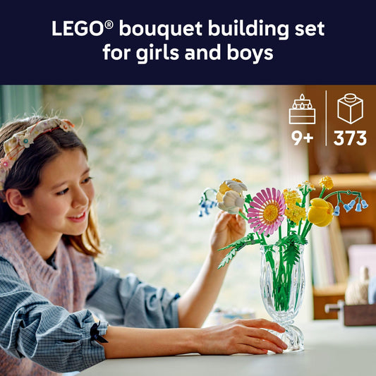 LEGO Botanicals Petite Sunny Bouquet Billy buttons brighten shelves and spark playful arrangements.