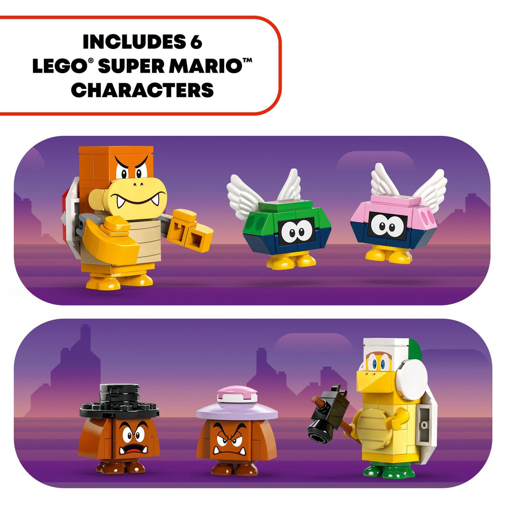 LEGO Bowser Express Train minifigures set enables team adventures