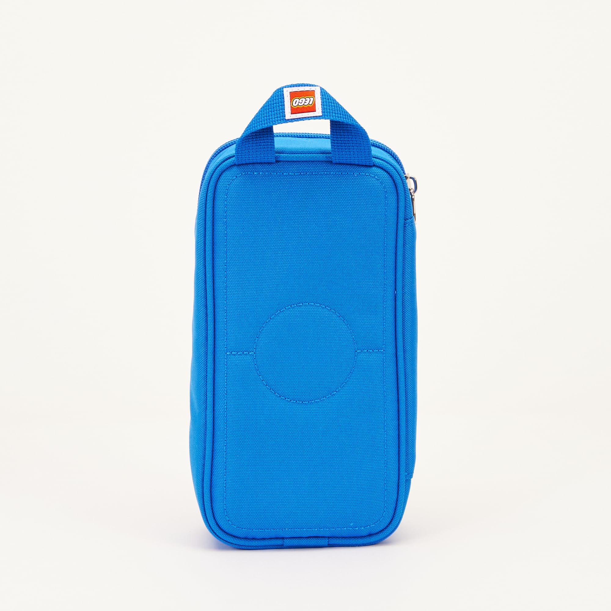 LEGO Brick Pouch blue durable fabric with water-resistant coating protects contents