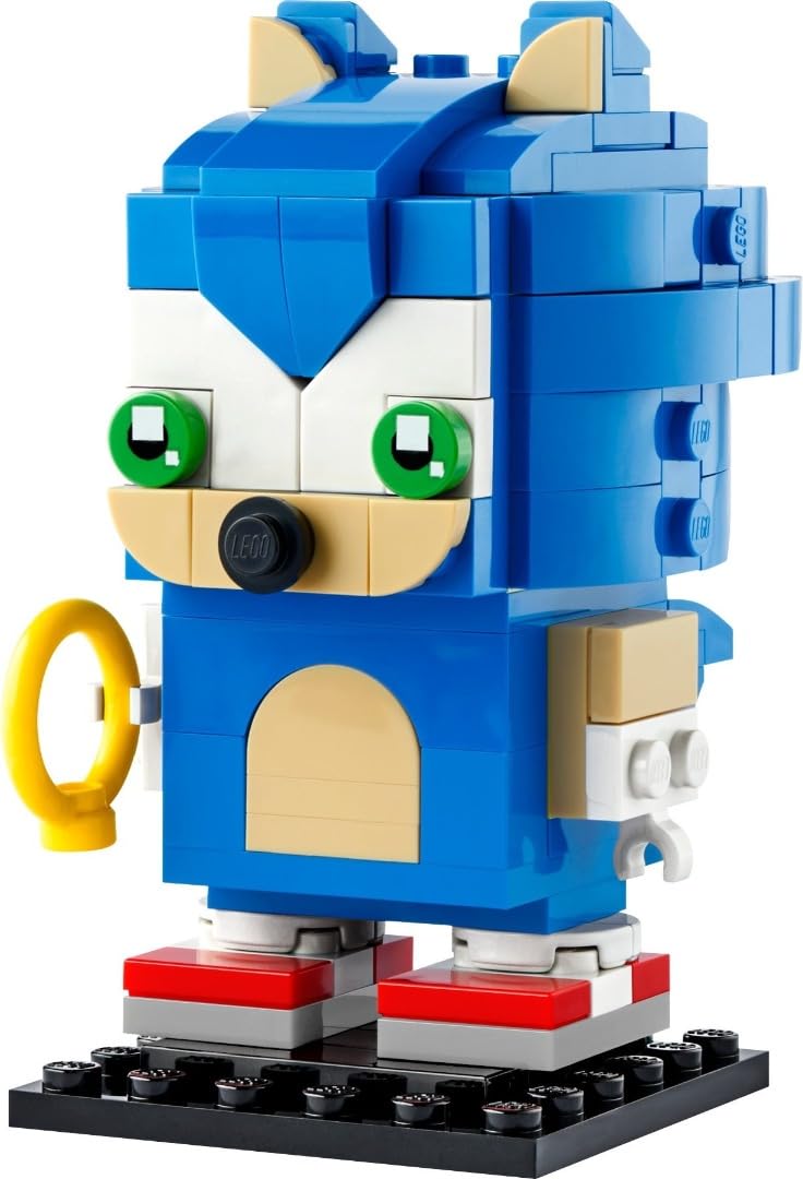 LEGO BrickHeadz Sonic blue display area, ready for gifting to fans.