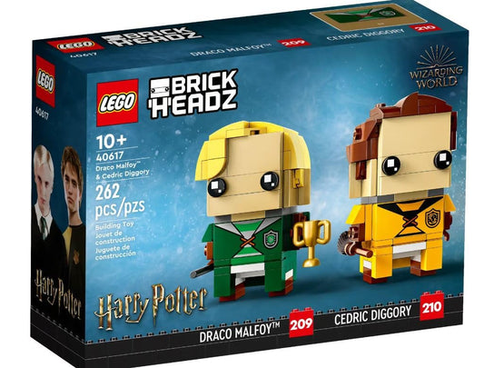 LEGO BrickHeadz Cedric Diggory figure for display and collection.