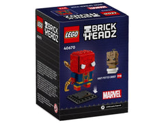 LEGO BrickHeadz Iron Spider-Man baseplate for sturdy standing and shelf display