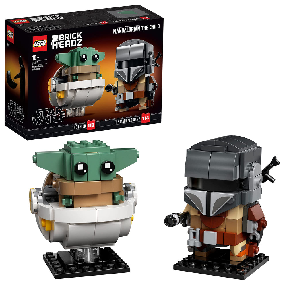 LEGO BrickHeadz Mandalorian figure ready for display and storytelling