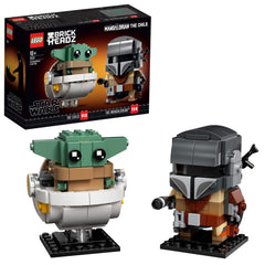 LEGO BrickHeadz Mandalorian figure ready for display and storytelling