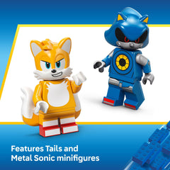 LEGO Chaos Emerald hidden in the fuselage fuels treasure-like quests.