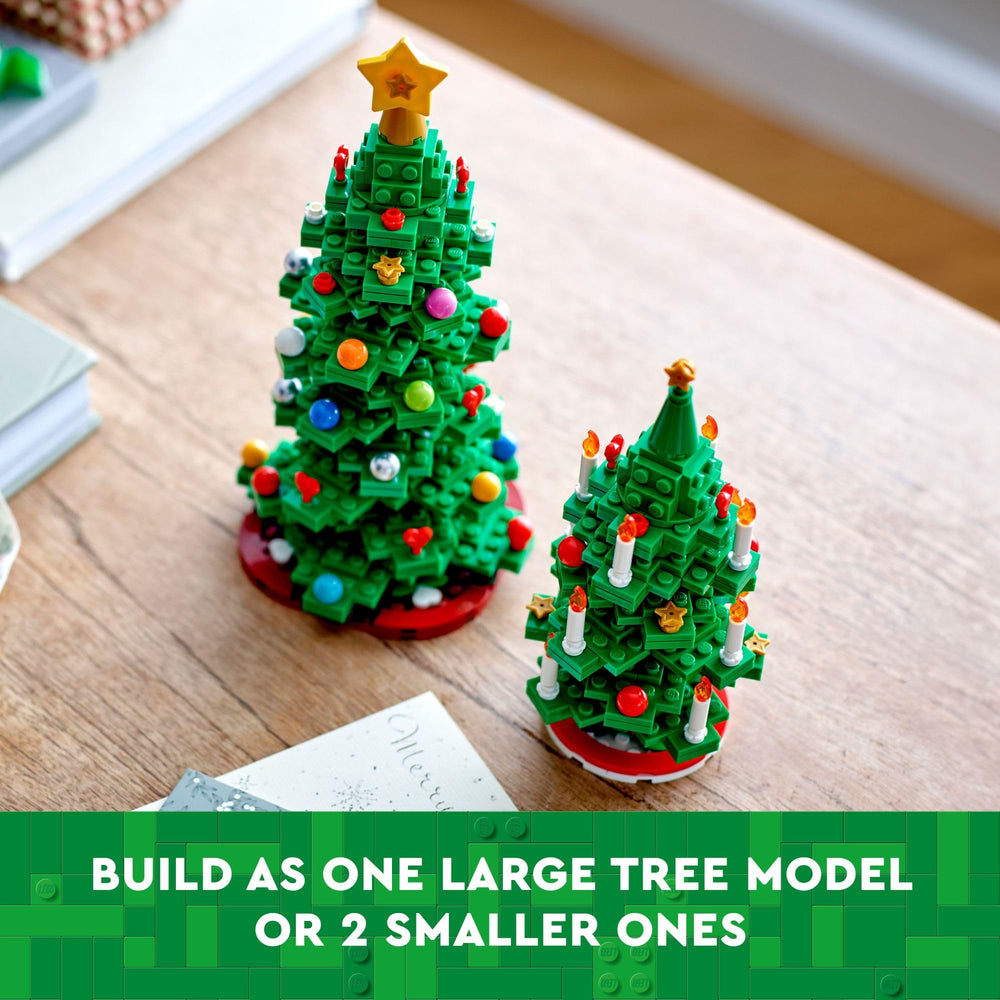 LEGO Christmas Tree mini models offer extra decorating versatility.