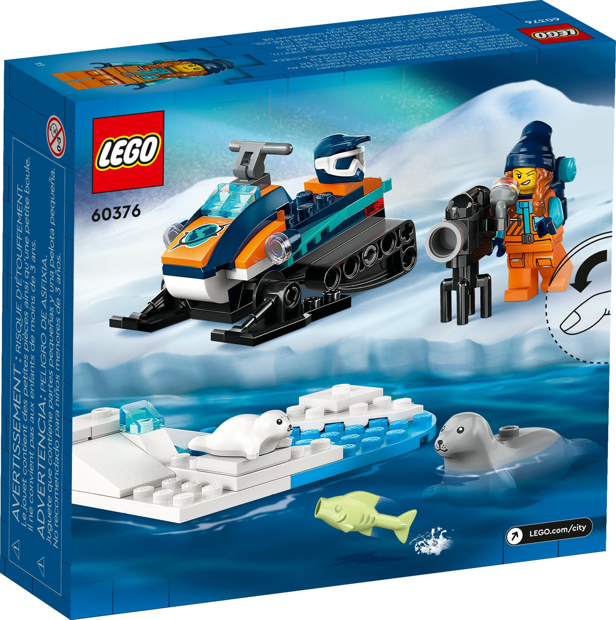 LEGO City Arctic Explorer guide and app support easy, visual building.