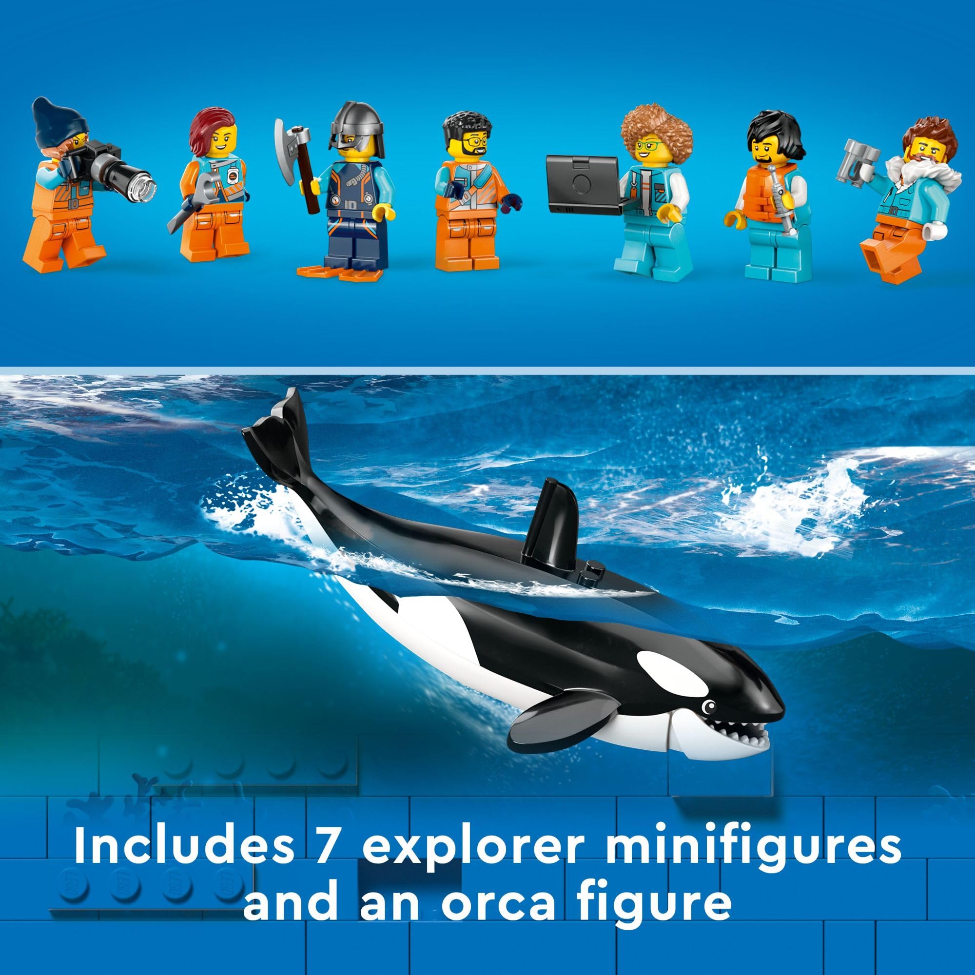 LEGO City Arctic Explorer Treasure chest for treasure-hunting adventures