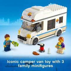 LEGO City camper sleeping area reveals cozy bunk for bedtime play