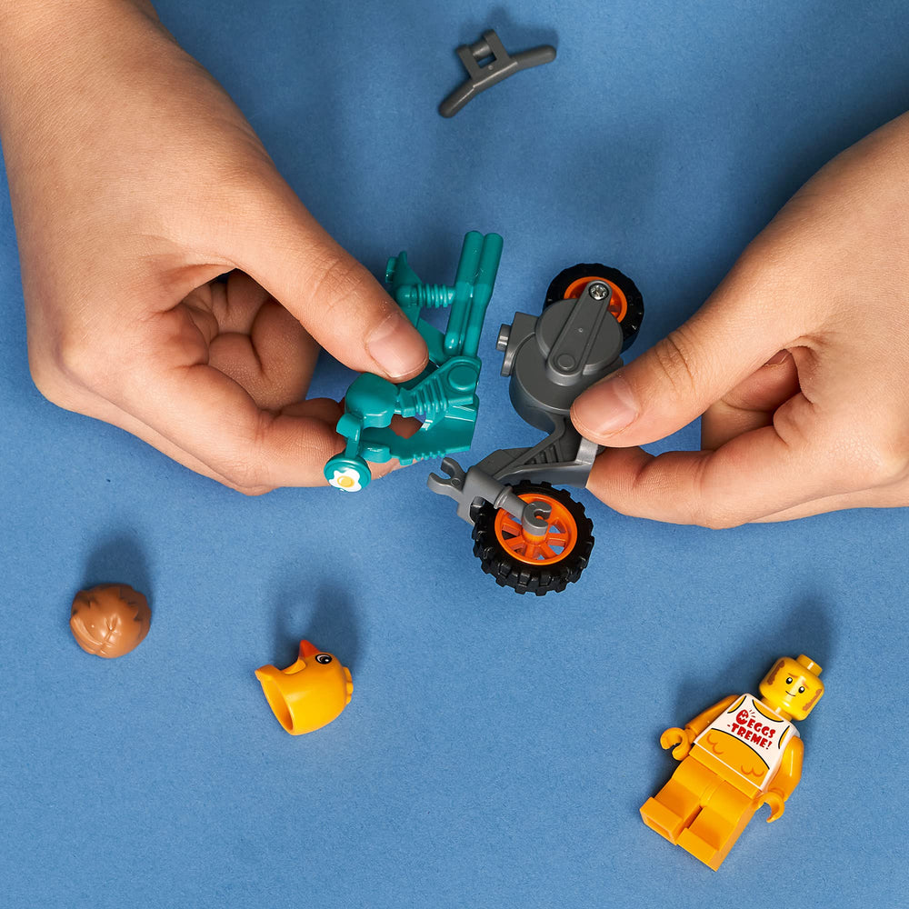 LEGO City Chicken Stunt Bike 60310 Instructions PLUS guides building steps