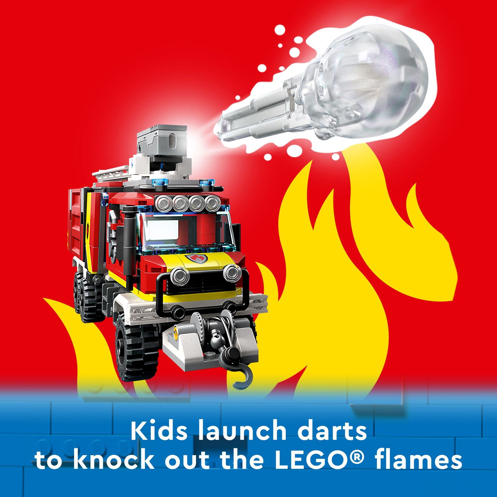 LEGO City Fire Command Unit includes three minifigures and tools