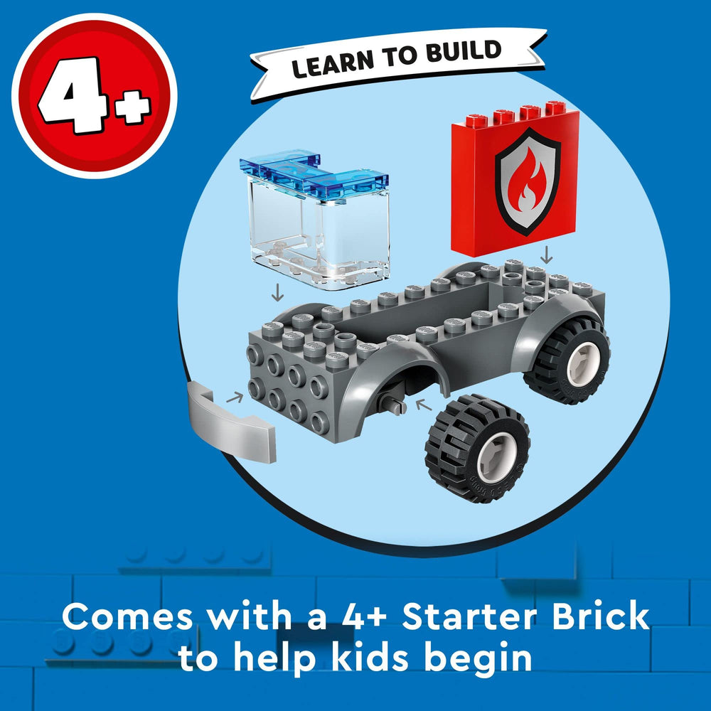 LEGO City 60375 emergency slide accelerates action-packed pretend moves
