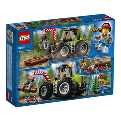 LEGO City Forest Tractor 60181 pine tree enhances forest dioramas.