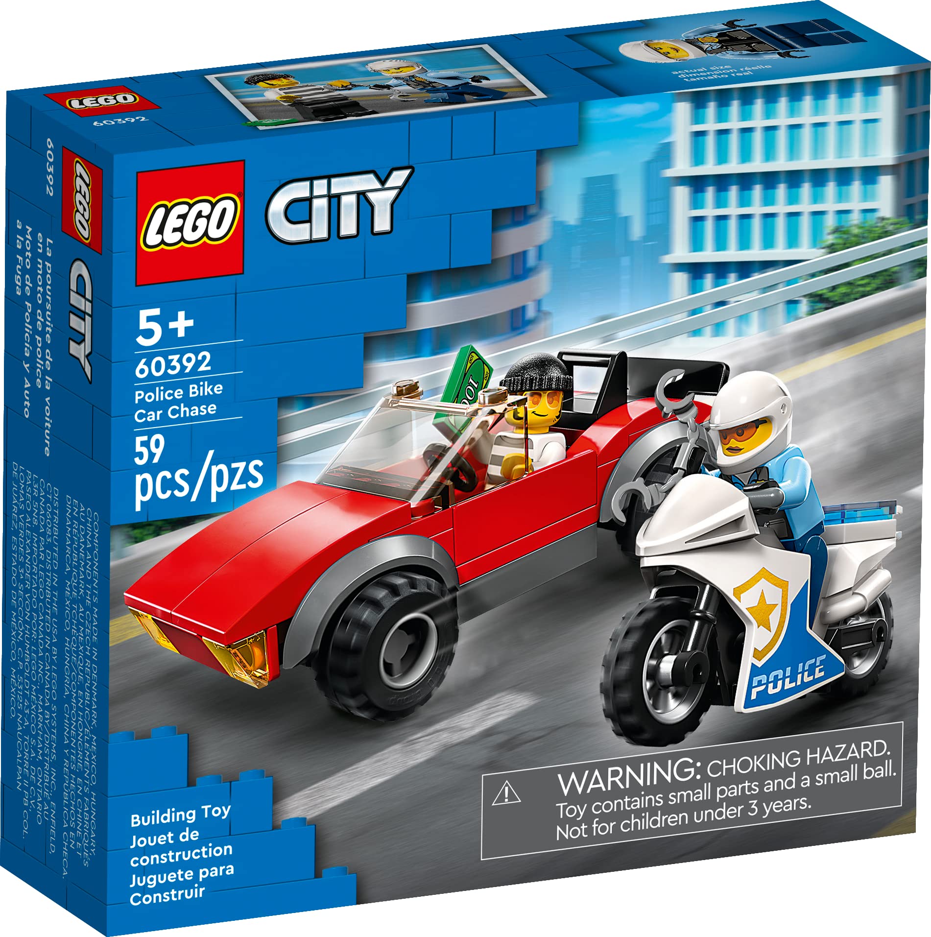 LEGO City Getaway Race Car image showcases speedy pursuit for storytelling