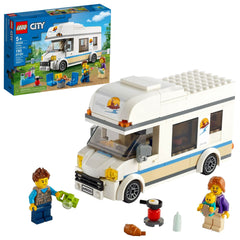 LEGO City Holiday Camper Van exterior view for family road-trip imagination