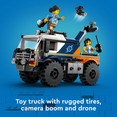 LEGO City Jungle Explorer truck cab detail showing durable build for kids