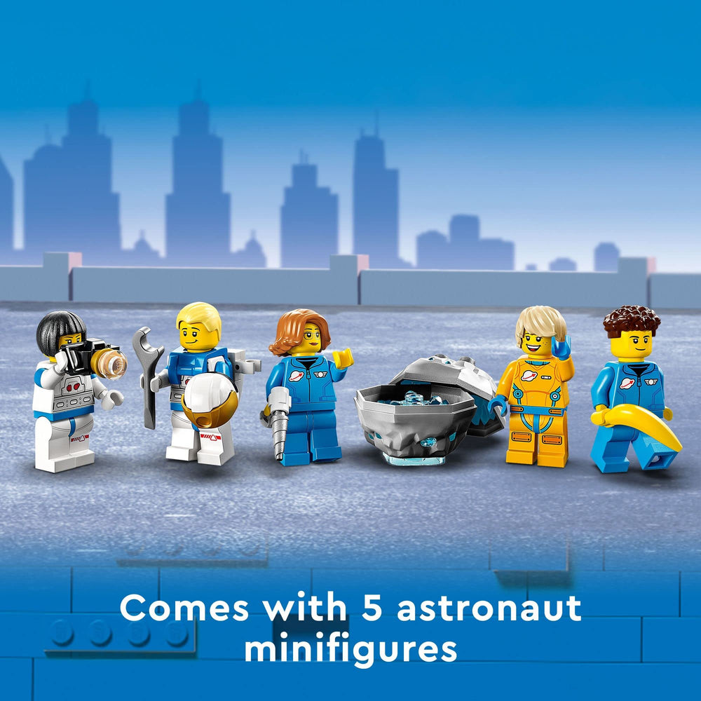 LEGO City Lunar Space Station accessory pack with camera, wrench, drill