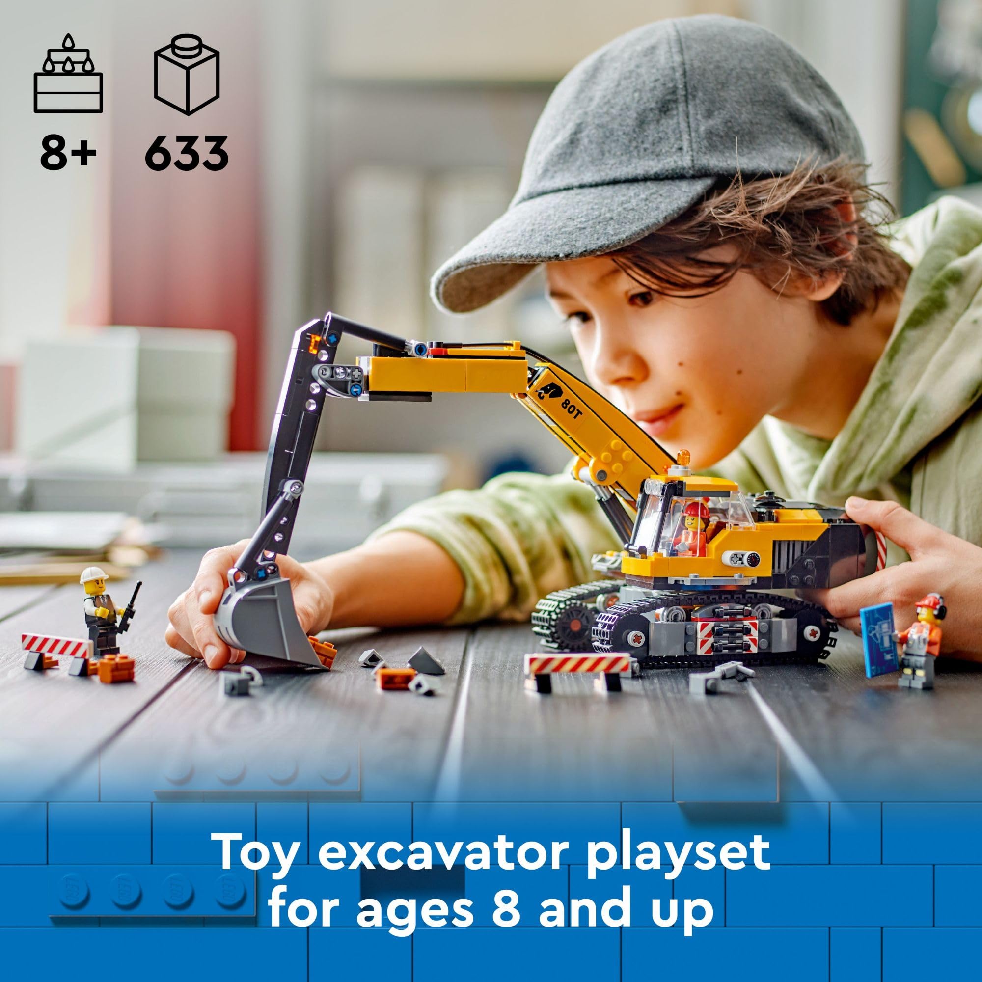 LEGO City minifigures included for engaging role-play