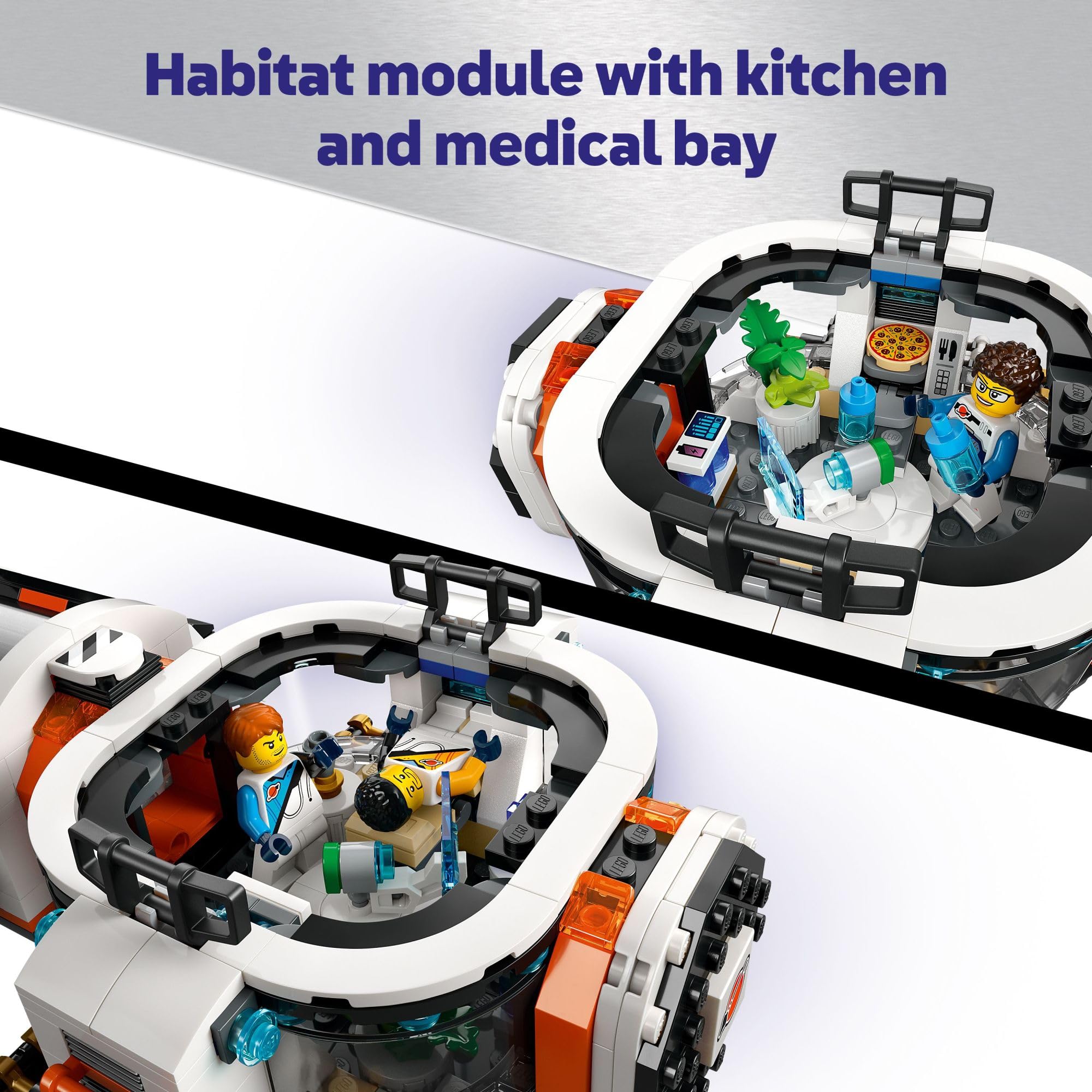 LEGO Space meteorites add tactile building fun and exploration.