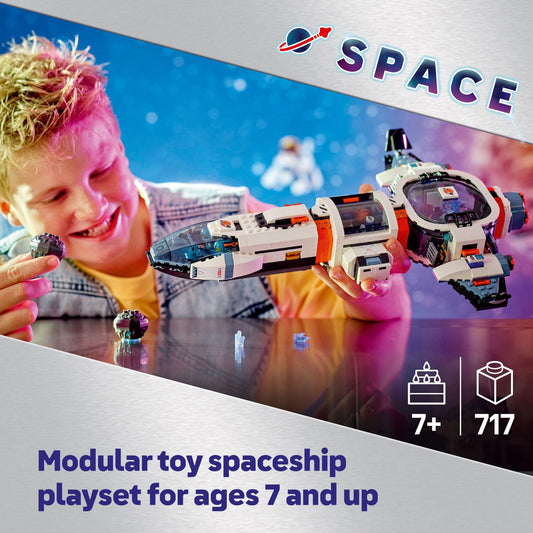 LEGO City Galactic Spaceship minifigures ready for action-packed interstellar play.