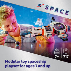 LEGO City Galactic Spaceship minifigures ready for action-packed interstellar play.