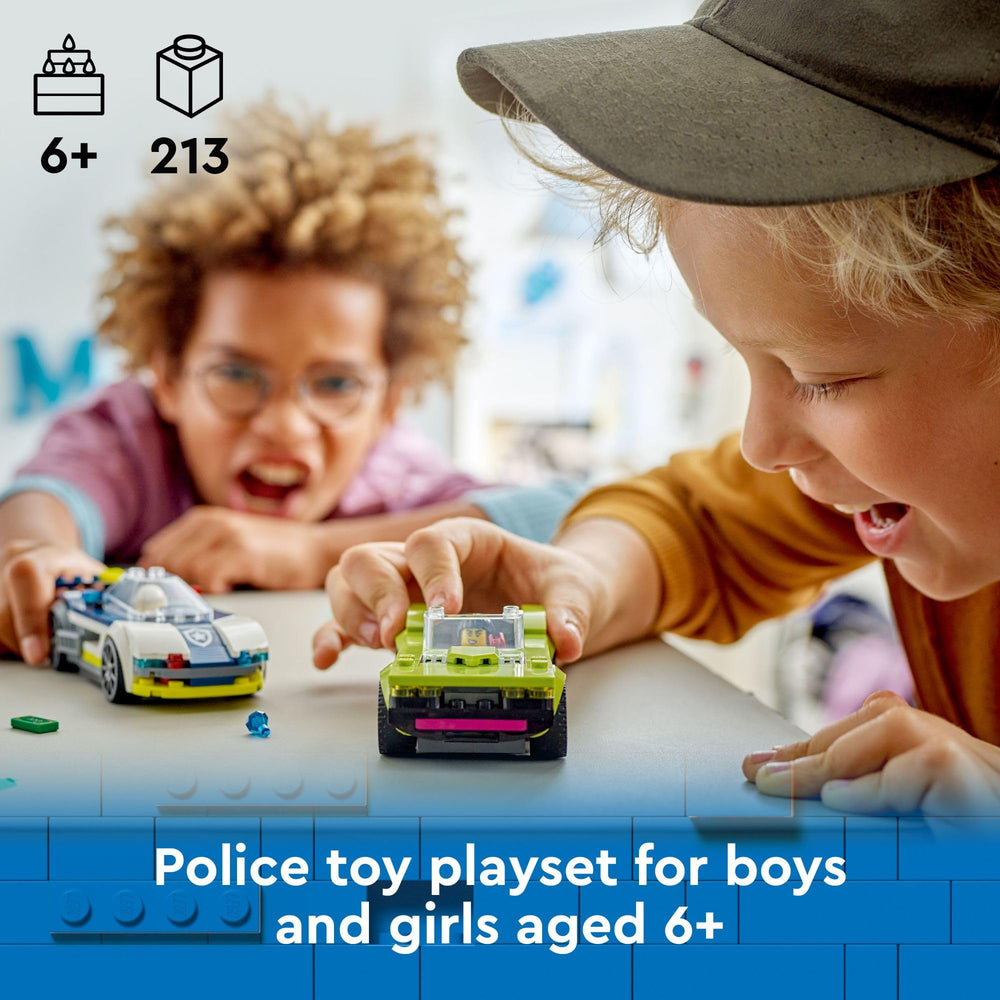 LEGO City Muscle Car Getaway for fast-paced chase scenes.