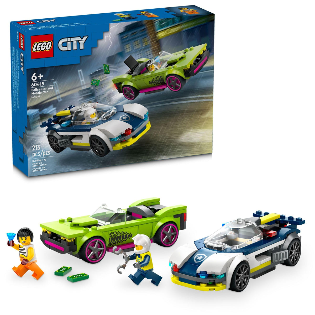LEGO City Police Car Interceptor for action-packed pretend play.