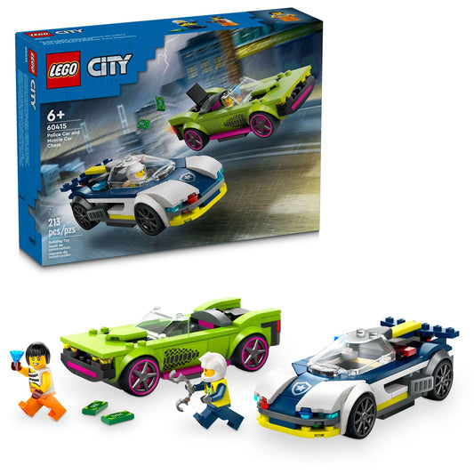LEGO City Police Car Interceptor for action-packed pretend play.