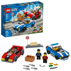 LEGO City Police Highway Arrest: Duke DeTain leads a thrilling chase for imaginative play