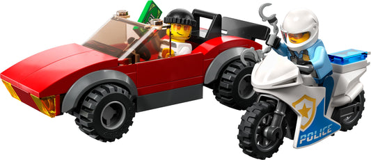LEGO City Police motorbike image highlighting fast chase action for role-play