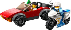 LEGO City Police motorbike image highlighting fast chase action for role-play