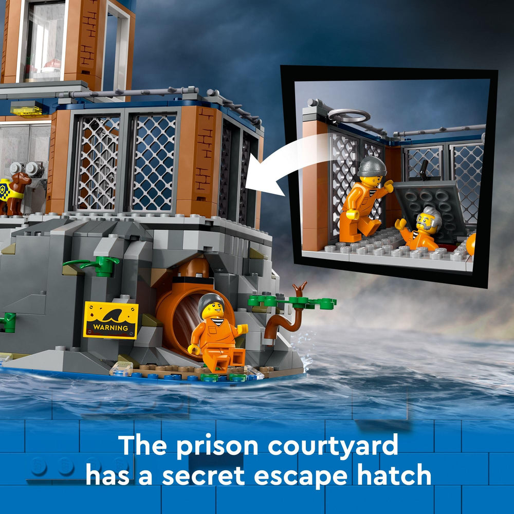 LEGO City Police Prison Island police boat for seafaring missions