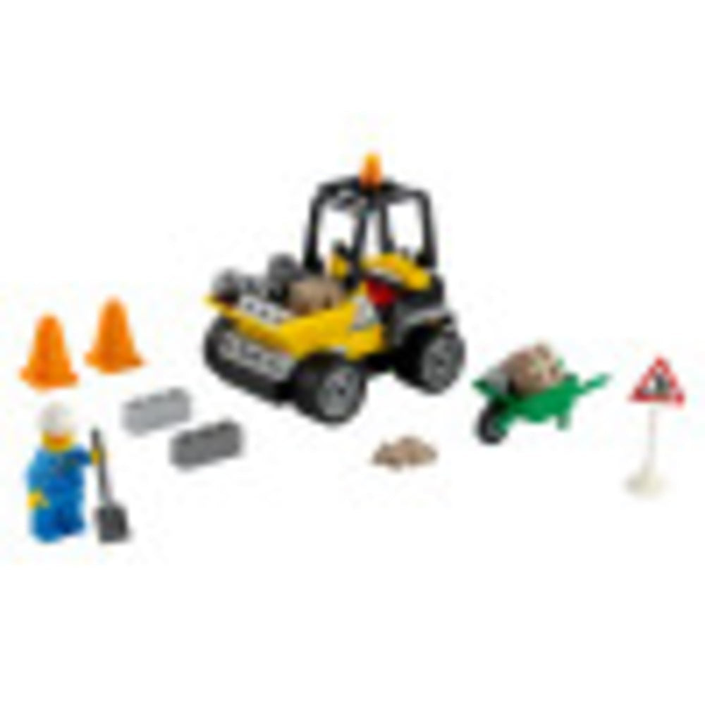 LEGO City Roadwork Truck 60284 tipping bucket for loading pretend materials